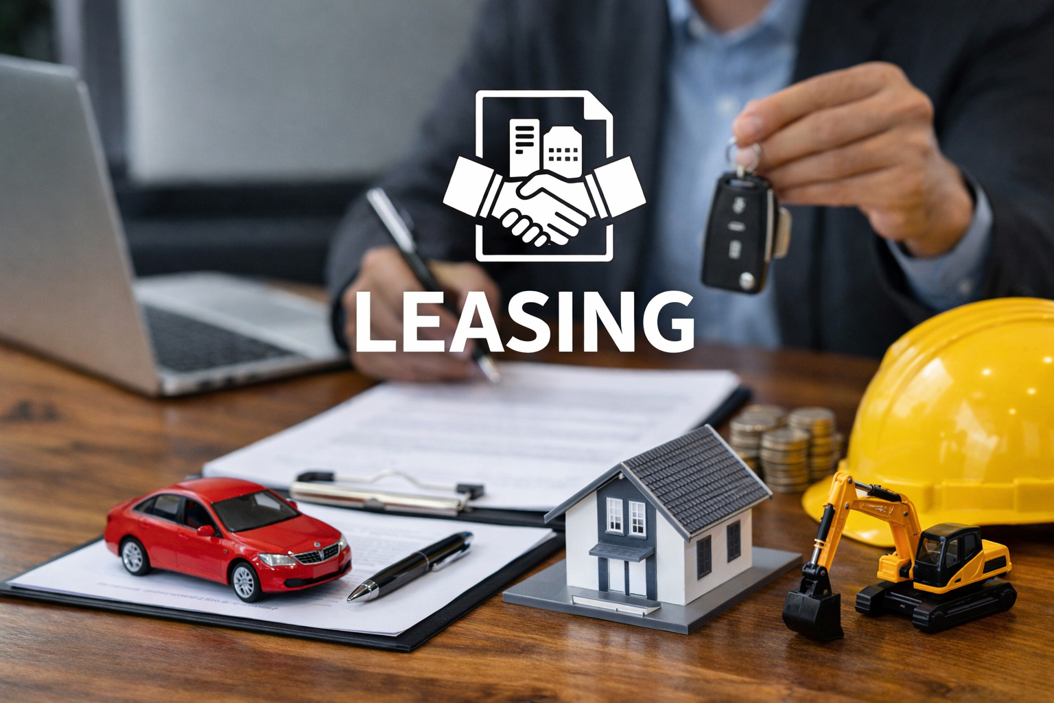 Leasing ugovor za vozila, nekretnine i opremu uz potpisivanje dokumentacije i predaju ključeva.